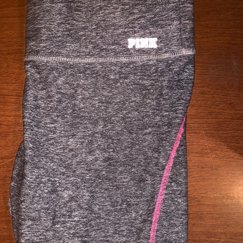 grey PINK leggings